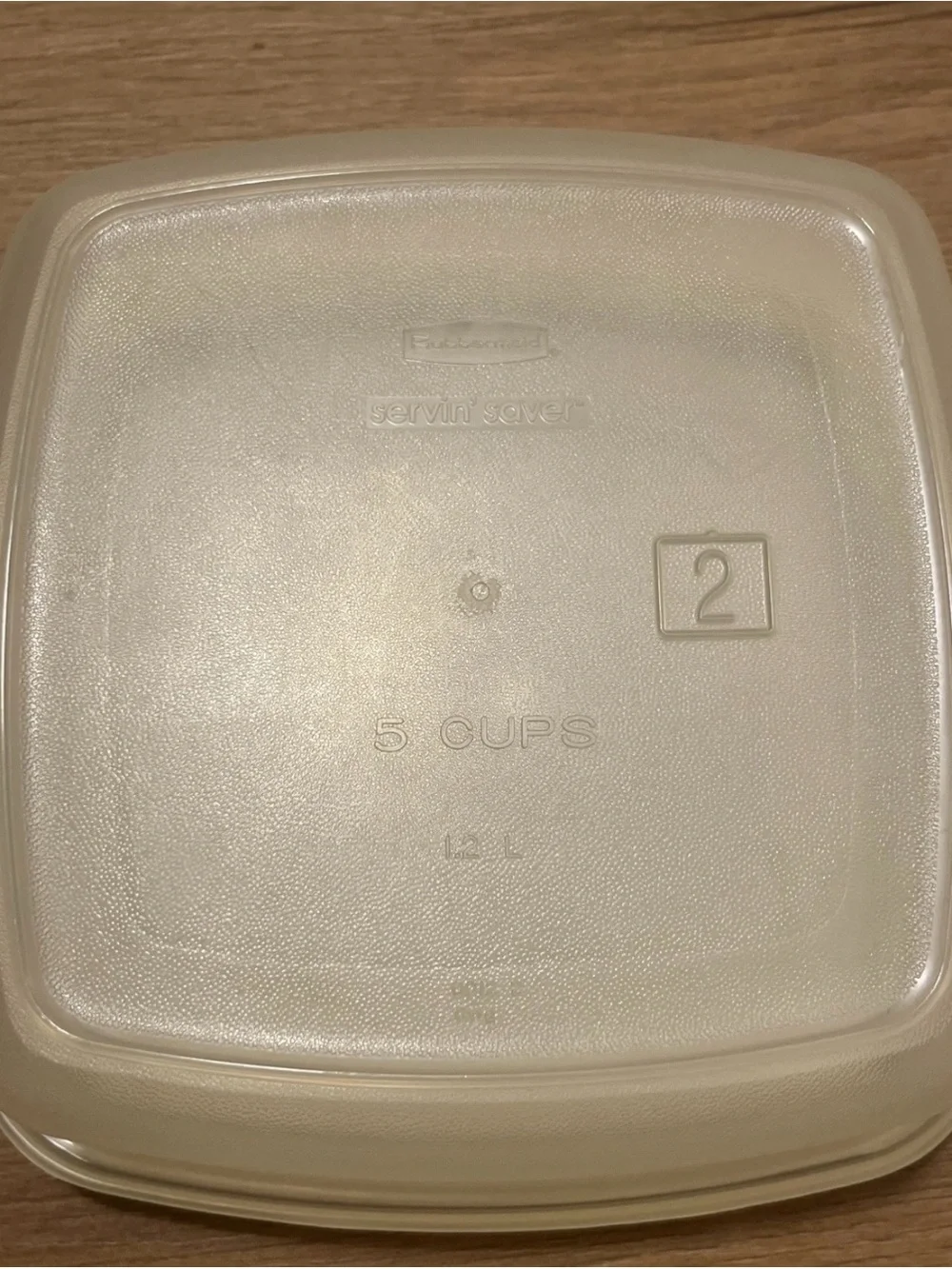 Vintage Rubbermaid Set Of 2 Servin Saver Kitchen Storage Containers 2 Cup /5 Cup